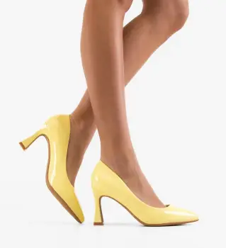 Pantofi dama Tany Galbeni imagine