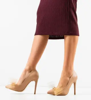 Pantofi dama Tartarus Nude imagine