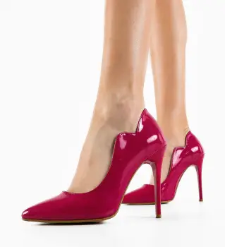 Pantofi dama Tichon Fuchsia imagine
