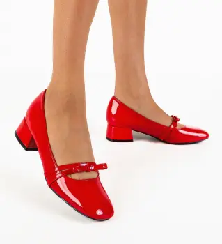 Pantofi dama Tospe Rosii imagine