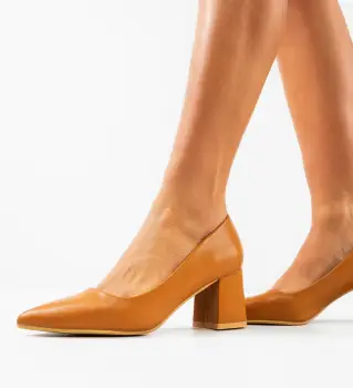 Pantofi dama Trev Camel imagine