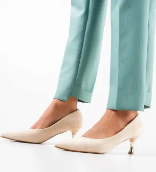 Pantofi dama Trois Bej imagine