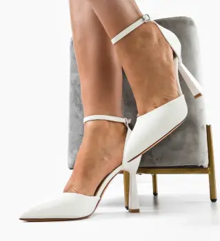 Pantofi dama Trypho Albi imagine