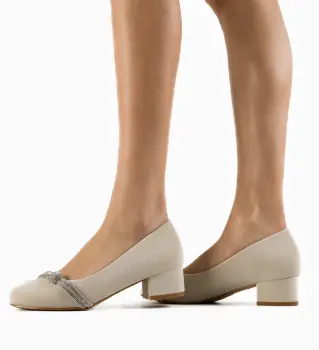 Pantofi dama Turen Bej imagine