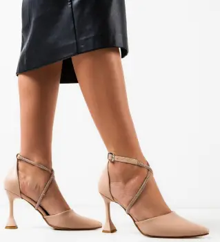 Pantofi dama Tyber Bej imagine