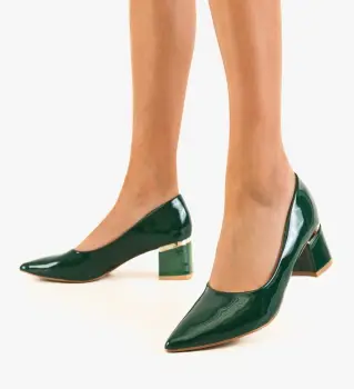 Pantofi dama Tyrkas Verzi imagine