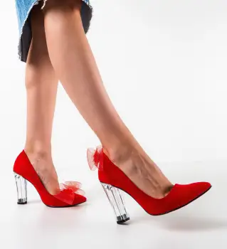 Pantofi dama Uncer Rosii imagine