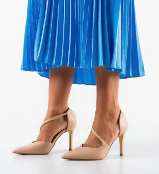 Pantofi dama Undey Bej imagine