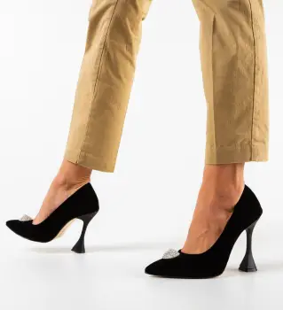 Pantofi dama Valkia Negri imagine