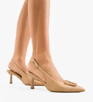 Pantofi dama Vaneza Camel imagine