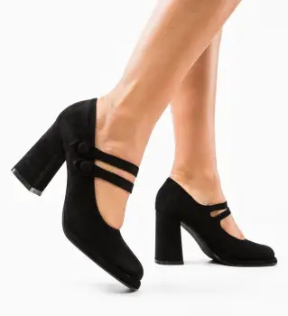 Pantofi dama Vintage Negri 2 imagine