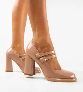 Pantofi dama Vintage Nude imagine