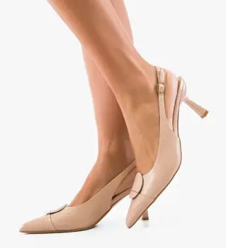 Pantofi dama Vlahya Nude imagine