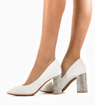 Pantofi dama Vodal Albi imagine