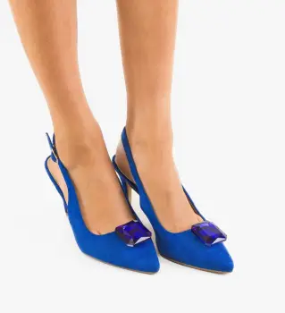 Pantofi dama Vyhag Albastri imagine