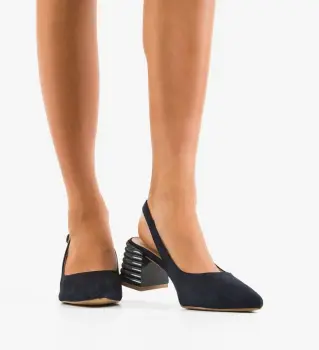 Pantofi dama Westley Bleumarin imagine