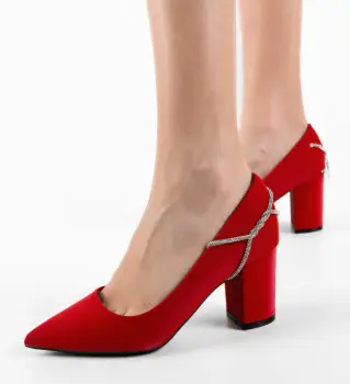 Pantofi dama Wick Rosii imagine