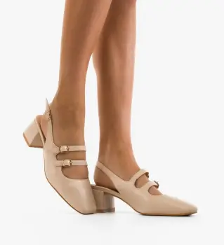 Pantofi dama Wiktor Nude imagine