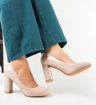 Pantofi dama William Bej imagine