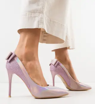 Pantofi dama Wood Roz imagine