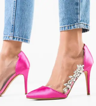 Pantofi dama Xavier Fuchsia imagine