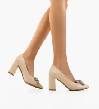 Pantofi dama Yesee Bej imagine