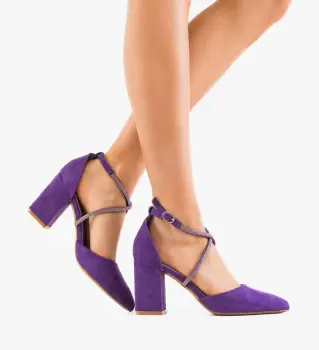 Pantofi dama Yunu Mov imagine
