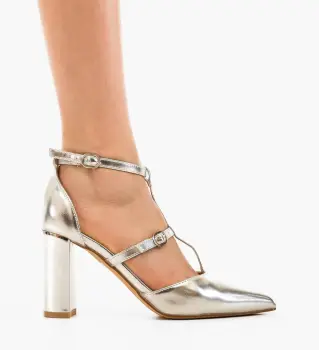 Pantofi dama Yusra Argintii imagine