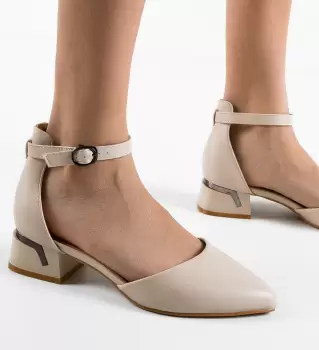 Pantofi dama Zahra Bej imagine