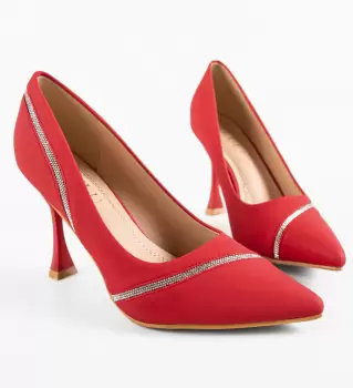 Pantofi dama Zaid Rosii imagine