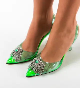 Pantofi dama Zanagama Verzi imagine