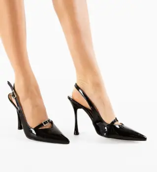 Pantofi dama Zeroun Negri imagine