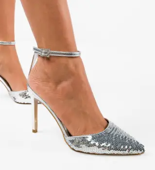 Pantofi dama Zhelimi Argintii imagine