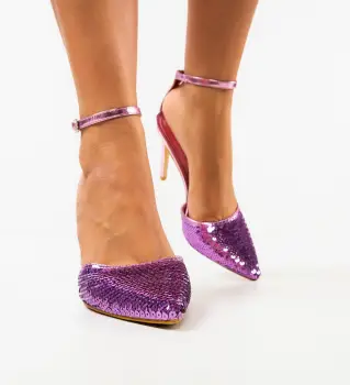 Pantofi dama Zhelimi Mov imagine