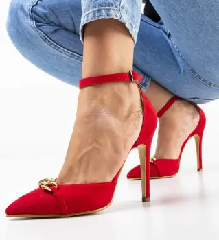 Pantofi Deler Rosii imagine