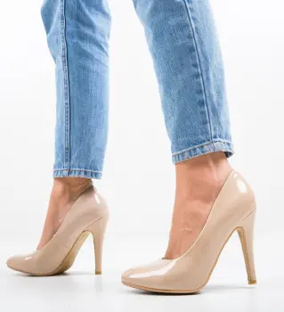 Pantofi Dopo Bej imagine