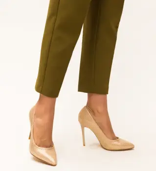 Pantofi Dott Aurii imagine