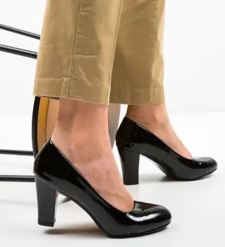 Pantofi Esouma Negri imagine