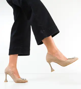 Pantofi Fygaa Bej imagine