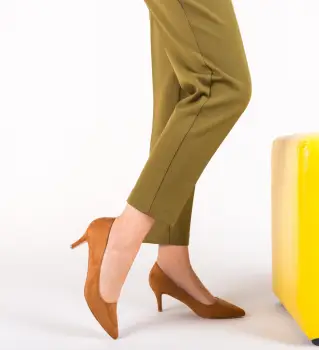 Pantofi Grekos Camel imagine