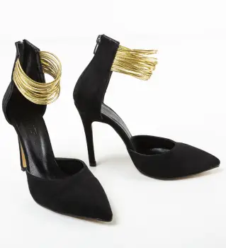 Pantofi Greky Negri imagine