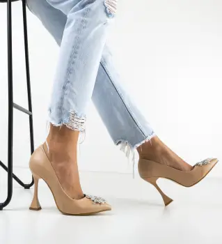 Pantofi Halaba Bej imagine