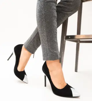 Pantofi Hamo Argintii imagine