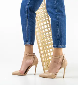 Pantofi Izalam Bej imagine