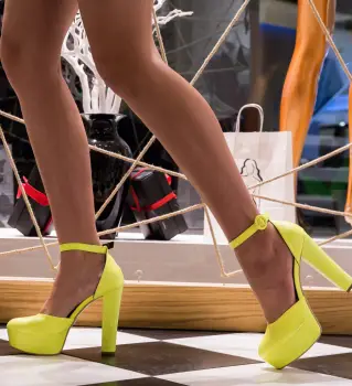 Pantofi Krista Verzi Neon imagine