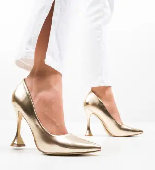 Pantofi Lena Aurii imagine