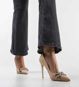 Pantofi Limoncello Bej 2 imagine