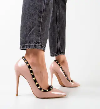 Pantofi Luvea Nude imagine