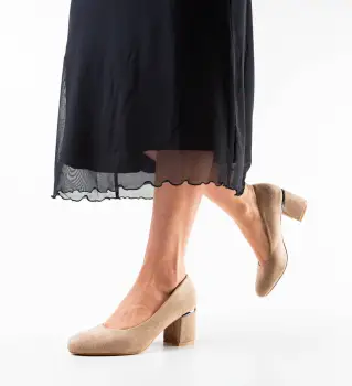 Pantofi Matti Bej imagine