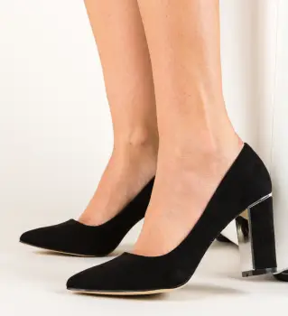 Pantofi Mikono Negri imagine